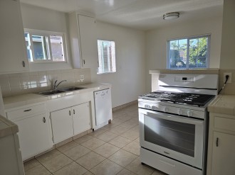 Kitchen and dining area
