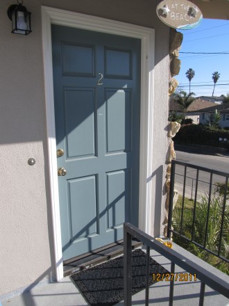 Front door - upstairs-Trigo side
