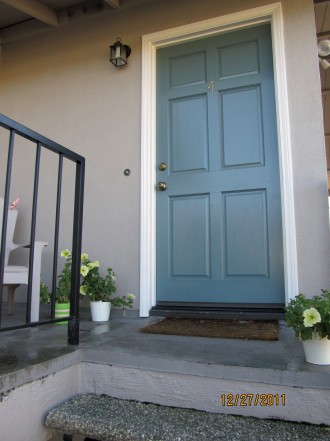 #4 Front door - upstairs