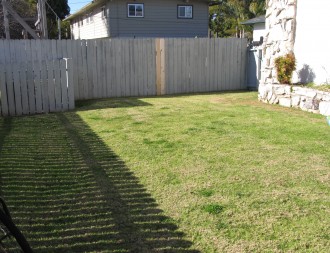 Fenced Yard