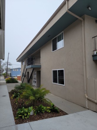 Unit C is upstairs facing Trigo Rd
