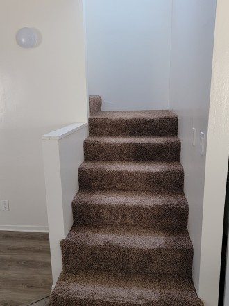 Stairway to Bedrooms and Bathrooms