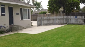 front yard