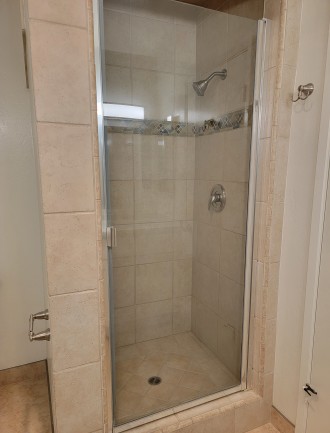 Upstairs shower